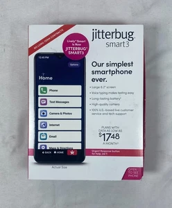 Smartphone Jitterbug Smart 3 para Mayores - Negro, LEER DESCRIPCIÓN - Imagen 1 de 18