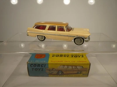 Corgi Toys 219 Plymouth Station Wagon Boxed Original - Image 1 of 4