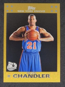 2007-2008 Topps Basketball Gold #133 Wilson Chandler New York Knicks /2007 - Picture 1 of 4