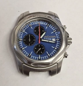 Orologio cronografo uomo Nixon Super Rover quadrante blu senza cinturino funzionante SPEDIZIONE GRATUITA - Foto 1 di 4