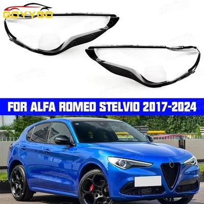 Frontscheinwerfer Linse Abdeckung Clear Shell für Alfa Romeo Stelvio 2017-2024 - Bild 1 von 4