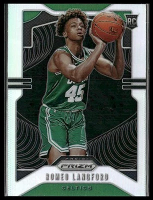 2019-20 Panini Prizm #260 Romeo Langford Prizms Silver - Image 1 of 2