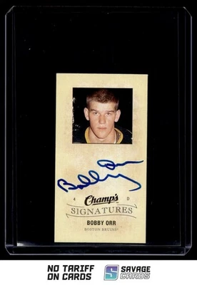 2009-10 Upper Deck Champ's Signatures Auto Bobby Orr #CS-BO Boston Bruins - Image 1 of 3