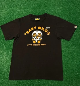 Bape Halloween Skull Baby Milo Tee Black Mens Size Small FW20 A Bathing Ape - Picture 1 of 4