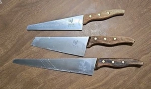 Vintage Dione Lucas Kochmesser Set 3 Molybdän Gourmet Japan - Bild 1 von 9