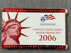2006 United States U.S. Mint Silver Proof Set Original Box OGP & COA - Picture 1 of 5