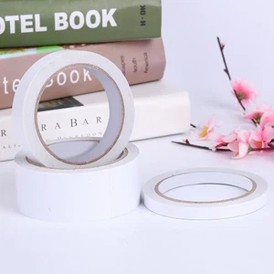 (10mm 5pcs)5PCS White 10mm Double Sided Tape Package Double-faced Adhesive TDW - Afbeelding 1 van 9