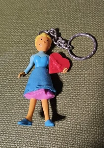 Vtg Dougs 1st Movie Patti Mayonnaise Keychain Figure 90s Doug Heart Candy Box - Picture 1 of 3