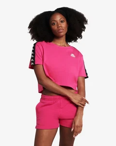 Kappa 222 Banda Apua Tee Pink Brand New - Picture 1 of 3