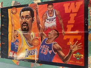 1992 Upper Deck Wilt Chamberlain Poster - Picture 1 of 1