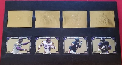 Action Packed ABC's Monday Night Football Oct. 25 1993 24 Kt. Gold Set ONLY 250 - Image 1 of 4