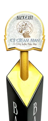 BACK EAST - ICE CREAM MAN - CITRA IPA - BEER TAP HANDLE - Image 1 of 4
