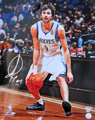 Ricky Rubio Signed Minnesota Timberwolves 16x20 Photo PSA/DNA - Image 1 of 2