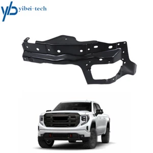 Soporte de parachoques delantero izquierdo lado del conductor acero negro para GMC Sierra 1500 2023 2024 - Imagen 1 de 15