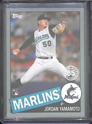 2020 Topps 35th Anniversary Platinum Rookie Jordan Yamamoto #1/1 - Image 1 of 2