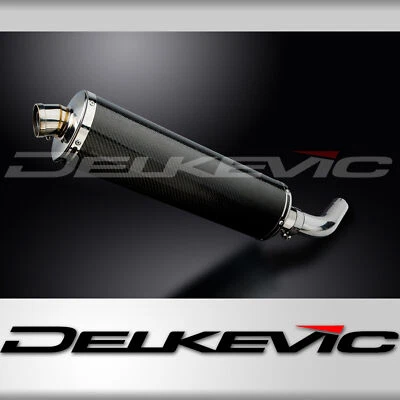 Комплект овального углеродного глушителя для выхлопной системы Honda VFR800 Interceptor 1998-2001 годов выпуска - Изображение 1 из 4