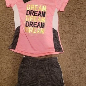 Girls 2 Piece DREAM Shorts and Top Set, NEW, Size 10/12. Love From The Heart. - Picture 1 of 3