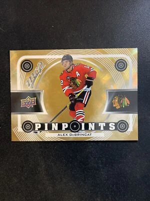 22-23 UD MVP Hockey Gold SP Parallel Pin Points PP-11 Alex DeBrincat - Image 1 of 2