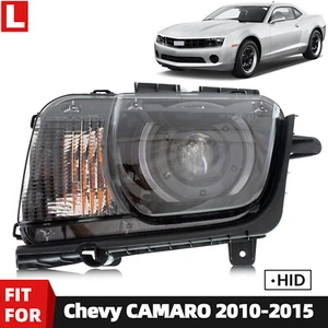 Left Driver HID Headlight For 2010-2015 Chevy Camaro LS SS LT 2012-15 Camaro ZL1 - Picture 1 of 10