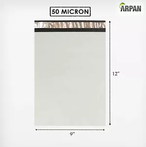 Sacchetto di plastica poli autosigillante bianco imballaggio pacchi postali - 9x12 - Foto 1 di 5