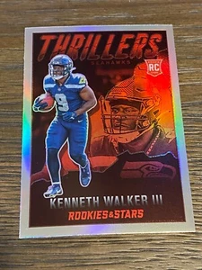 Kenneth Walker III 2022 Rookies & Stars Thrillers Silver Prizm #TH-29 RC Inserto - Imagen 1 de 2