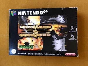 Command & Conquer Caja - Nintendo 64 N64 Cartucho de Juego Retro PAL - Imagen 1 de 5