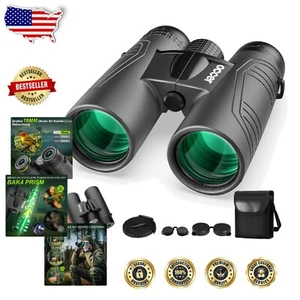 Lightweight 15x42 Binoculars with Low Light Vision - Perfect for Hiking & Travel - Imagen 1 de 11