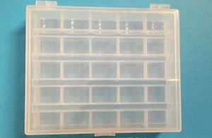 Box für Näh spulen (LEER) für Nähspulen Spulen Spulenbox für 25 Spulen - Bild 1 von 3