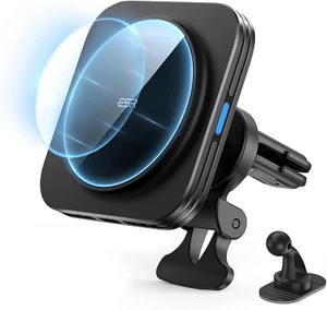 for Magsafe Car Mount Charger, 15W Magnetic Wireless Car Charger, Compatible wit - Picture 1 of 11