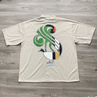 Coogi Australia - Short Sleeve Button Up - Size XXXL Graphic Button Down 3XL - Image 1 of 4