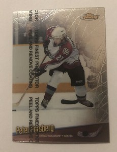 1998-99 Topps Finest #6 Peter Forsberg Colorado Avalanche HOF