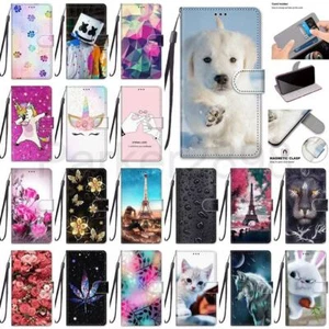 Case For Samsung Galaxy S22 S21 S20 S10 S9 Ultra Plus Pattern Wallet Flip Cover - Picture 1 of 45