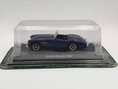 Austin Healey 100 Del Prado 1/43 Blu - Immagine 1 di 4