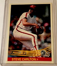 Steve Carlton 1984 Donruss Card #111 MLB HOF Philadelphia Phillies EX-NM