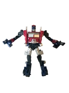 Transformers Dark of the Moon Battle Steel Optimus Prime Cyberverse 2011 DOTM - Picture 1 of 8