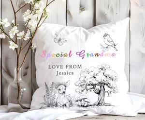 Personalised Grandma cushion, keepsake pillow, unique deign gift - Picture 1 of 2