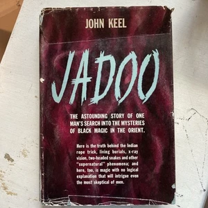 Jadoo Black Magic Book John Keel Sorcery Witchcraft Occult 1957 HB dust jacket - Picture 1 of 9