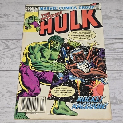 The Incredible Hulk #271 Newsstand Variant (Marvel Comics May 1982) VF - Image 1 of 4