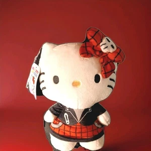 Hello Kitty and Friends Series 2 Hello Kitty Red Punks Plush 8" NWT - Picture 1 of 4