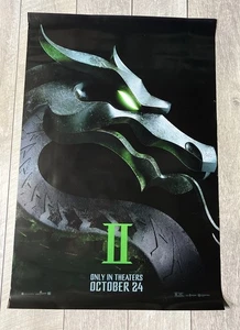 Mortal Kombat II Authentic Teaser DS Movie Theatre Poster Original 27” x 40” - Picture 1 of 4