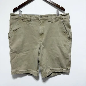 Pantalones Cortos Duluth Trading Para Hombres 42 Tostados Flexibles Manguera contra Incendios Ajuste Relajado Lona Carpintero - Imagen 1 de 7