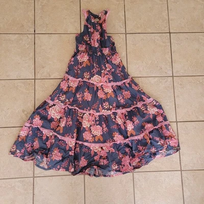 Maxi Vestido Matilda Jane Jardín Encantado Clarabelle Halter Azul Floral Niña’s 10 Foto 1 de 4