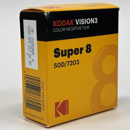 Kodak VISION3 50D Super 8 Color Negative Film 7203 SP464 15m 50ft ...