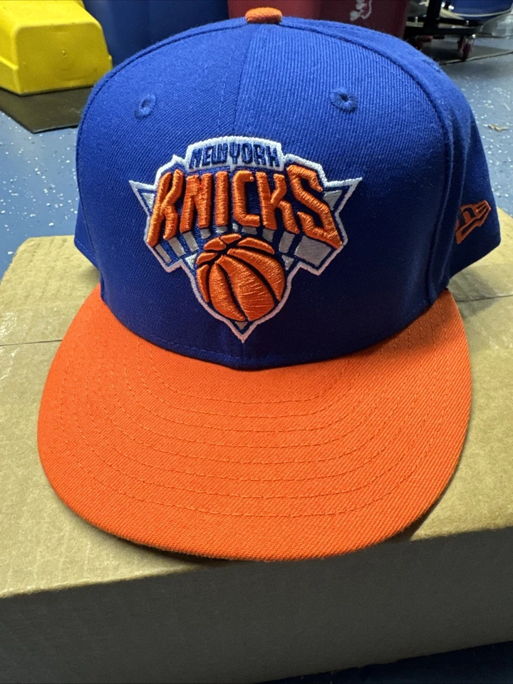 NBA - Gorra New York Knicks 59FIFTY ajustada New Era - azul y naranja Foto 1 de 4
