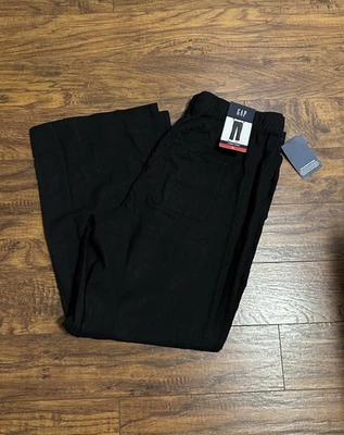 Gap 亚麻裤黑色 - XL - 全新带标签 — 第 1/3 张图片