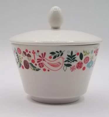 Macy's Martha Stewart Perdidge Garden Collection azucarero plato con tapa Foto 1 de 4