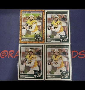 NFL Fútbol New York Jets 25 Panini Score Brady Cook 4 RC Lote COMO NUEVO - Imagen 1 de 1