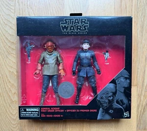 Star Wars Black Series Admiral Ackbar & First Order Officer Toys R Us Exclusive - Picture 1 of 2