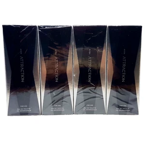 4 x Avon Attraction Eau de Toilette For Him 75ml - 2.54 fl.oz - Picture 1 of 1