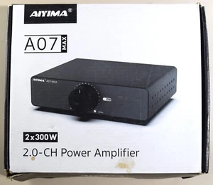 AIYIMA A07 MAX 2 canali amplificatore stereo di potenza home audio 2x300W classe D - Foto 1 di 8